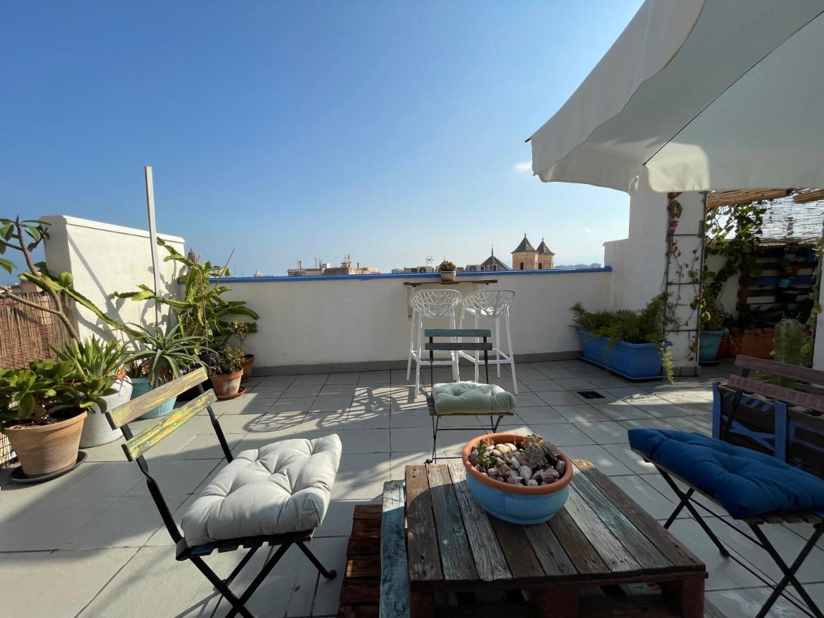 Charming home with private terrace,heart of Málaga Esterno foto