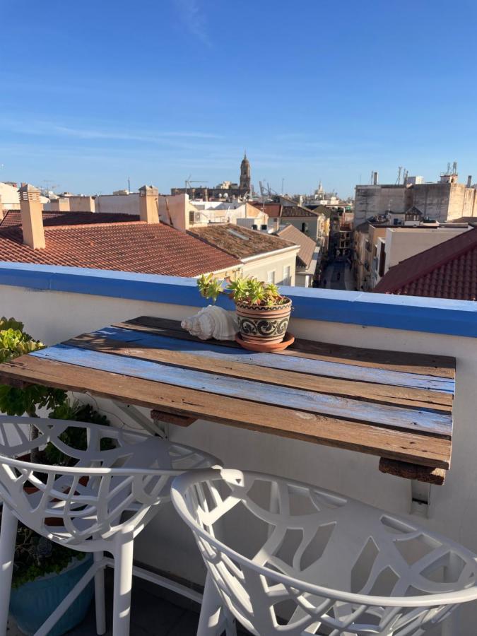 Charming home with private terrace,heart of Málaga Esterno foto